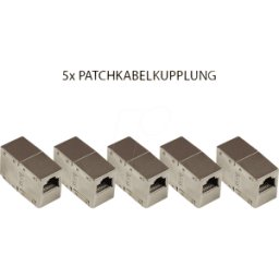 GOOD CONNECTIONS GC MOD8-VM-5 - Acoplamiento de cable de interconexiones Cat. 6, RJ45, totalment