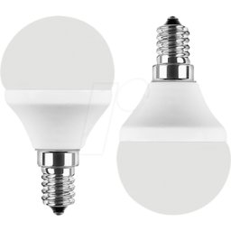 BLULAXA 48951 - Lámpara LED SMD G45 E14 5W, 470 lm, WW, paquete doble