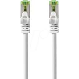 NEDIS N CCGB85420WT50 - Cable de conexión de 5m - cable blanco sin procesar Cat.7