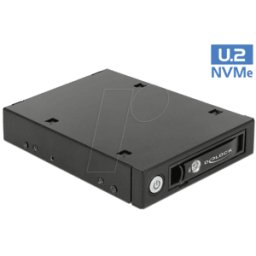 DELOCK 47232 - Marco extraíble de 3,5" para 1x 2,5" U.2 NVMe SSD / SATA,