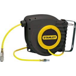 STANLEY TOOLS VEL W9045698STN - Retractor de manguera neumática automática, Ø 10 mm x 9 m.