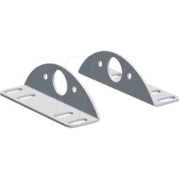 LED2WORK L2W 210200-20 - Soporte de luminaria EVO FIELDLED, plano (1 par)