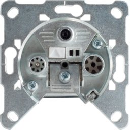 SHIVERPEAKS SHVP BS15-93001 - Toma de corriente PARA antena SAT+BK de 3 orificios, borne, 1 dB