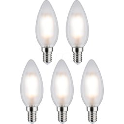 PAULMANN PLM 29096 - Lámpara de filamento LED E14, 4,8 W, 470 lm, 4000 K, paqu