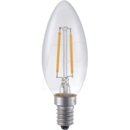 SCHIEFER LIGHTING SCHI L149125027 - Lámpara LED E14, 2,8 W, 250 lm, 2700 K, filamento, regula
