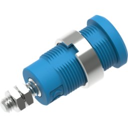 ELECTRO PJP PJP 3265-C-BL - Toma de plátano de seguridad, 4 mm, M4, azul