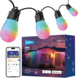 NEEWER NEEW NR01-30 - Luz inteligente, luces de cadena led, al aire libre, RGBW, 30 m.