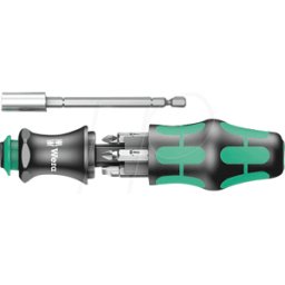 WERA 05073240001 - Juego de brocas Kraftform Compact 28, 6 piezas mixtas