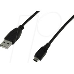 GOOBAY AK 673-A5 - Cable USB 2.0, conector macho a macho Mini B, 5 m