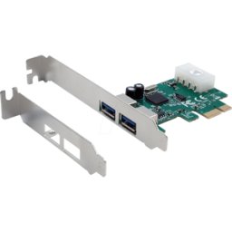 EXSYS EX-11042 - PCIe > 2x USB externo 3,0 tipo A.