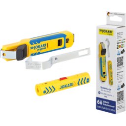 JOKARI JOK 70 001 - Cuchillo de cable, sistema 4-70 + herramienta de desmontaje