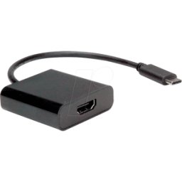 VALUE 12993211 - Adaptador USB-C > HDMI, 4K a 60Hz, negro, 0,10 m