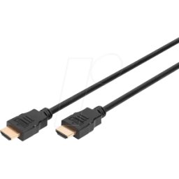 DIGITUS DIGI 330107050S - Cable HDMI de alta velocidad con Ethernet, 5,0 m.