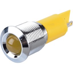 APEM APM Q16P1C Y220E - Lámpara de señalización LED, amarilla, 220