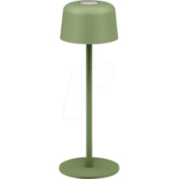 GOOBAY 77677 - Lámpara de mesa LED, 2 W, 150 lm, blanco cálido, regulable, Bate