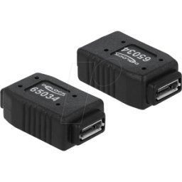 DELOCK 65034 - Adaptador 2x toma USB 2.0 Micro A+B