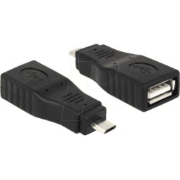 DELOCK 65549 - Conector USB Micro B a conector hembra OTG