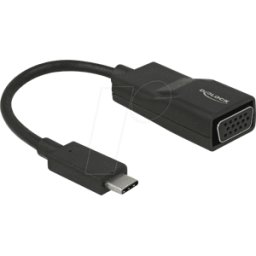 DELOCK 63923 - Adaptador USB tipo C macho > VGA hembra (modo DP Alt)