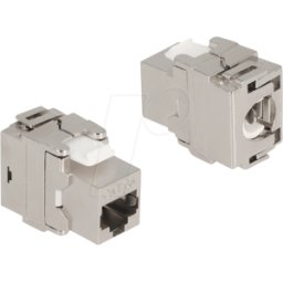DELOCK 87036 - Módulo Keystone con toma RJ45 > LSA Cat.6A 180° sin herramientas