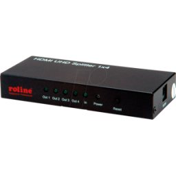 ROLINE 14013586 - Divisor HDMI de 4 puertos