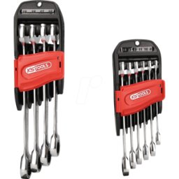 KS TOOLS GMBH KS 503.4250 - Juego de llaves combinadas con carraca, 10 piezas