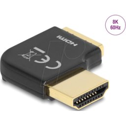 DELOCK 60015 - Adaptador HDMI macho / hembra, 90° acodado a la derecha