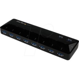 STARTECH.COM ST 103008U2C - USB 3,0 Hub de 10 puertos con puerto de carga / sincronizaci&oac