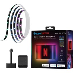 GOVEE H6098 - X Retroiluminación de Netflix TV, 24 W, 55-65-inch, negro