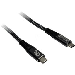 INTER-TECH IT88885672 - Cable de sincronización y carga, USB-C -> C, 240 W, 20 Gb