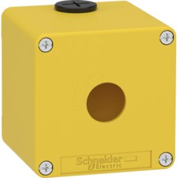 SCHNEIDER ELECTRIC XAPK1501 - Carcasa vacía, metal, amarillo, parada de emergencia, 1 p