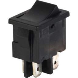MARQUARDT MAR 1852.1102 - Rocker switch ON - OFF, 2 pines, negro