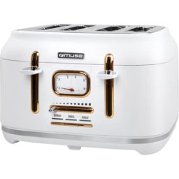 MUSE MS-131 W - MUSE inoxidable tostador blanco MS-131 W.