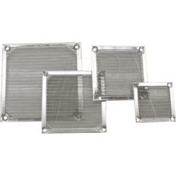 INLINE INL 33379A - Rejilla de ventilación con filtro de aluminio, 92 x 92 mm