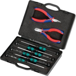 KNIPEX KN 00 20 18 - Juego de herramientas, alicates, destornilladores, electr&oacute