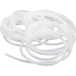 HEITRONIC HEIT IVO-501171 - Tubo espiral, Ø 4 mm, blanco/transparente, 10 m.