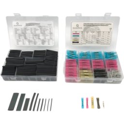 QUADRIOS QUAD 2107C407 - Caja de tubos retráctiles + conector de crimpado