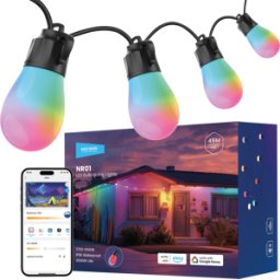 NEEWER NEEW NR01-45 - Luz inteligente, luces de cadena led, exterior, RGBW, 45 m.
