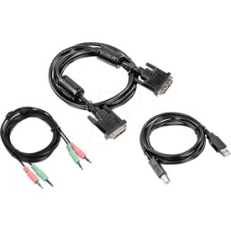TRENDNET TRN TK-CD06 - Juego cables KVM, DVI, USB, audio, 1,8 m