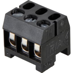 RIA CONNECT AKL 166-03 - Terminal enchufable de 3 polos, RM3,5mm