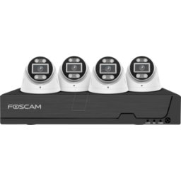 FOSCAM FNA108T4W - Grabador de vídeo en red, set incl. 4 cámaras