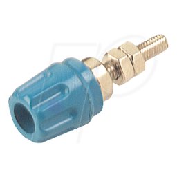 HIRSCHMANN TEST & MEASUREMENT PK 10 A BL - Abrazadera de poste, 4 mm, azul