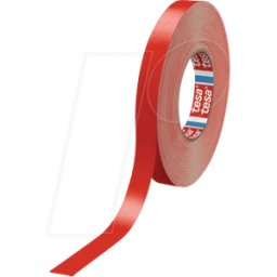 TESA 04651RT-50 - Cinta de tela tesaband® Premium, tejido abierto, 50 mm, rojo