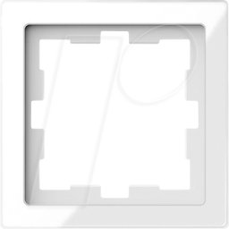 MERTEN ME MEG4010-6520 - D-Life, marco, 1 compartimento, cristal, blanco cristal
