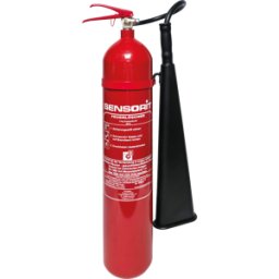 SENSORIT 5KGCO2 - Extintor de incendios, dióxido de carbono, 5 kg