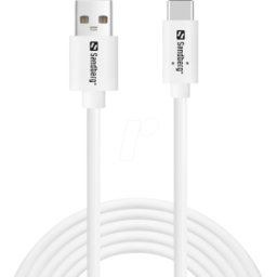 SANDBERG 336-14 - Cable de sincronización y carga, USB-C > USB-A, 2m..