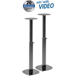 MYWALL MYW HS23L - Soporte para altavoces, par, negro