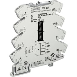 WAGO 857-801 - Transmisores de temperatura para sensores RTD, 24 V DC