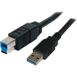 STARTECH.COM ST USB3SAB3MBK - Cable USB 3,0, Un macho a B macho, 1 m..