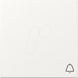 GIRA 3286 27 - Balancín con símbolo timbre, blanco puro opaco sat