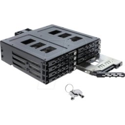 DELOCK 47172 - Rack móvil de 5.25" para 8 unidades HDD / SSD SATA o SAS de 2.5